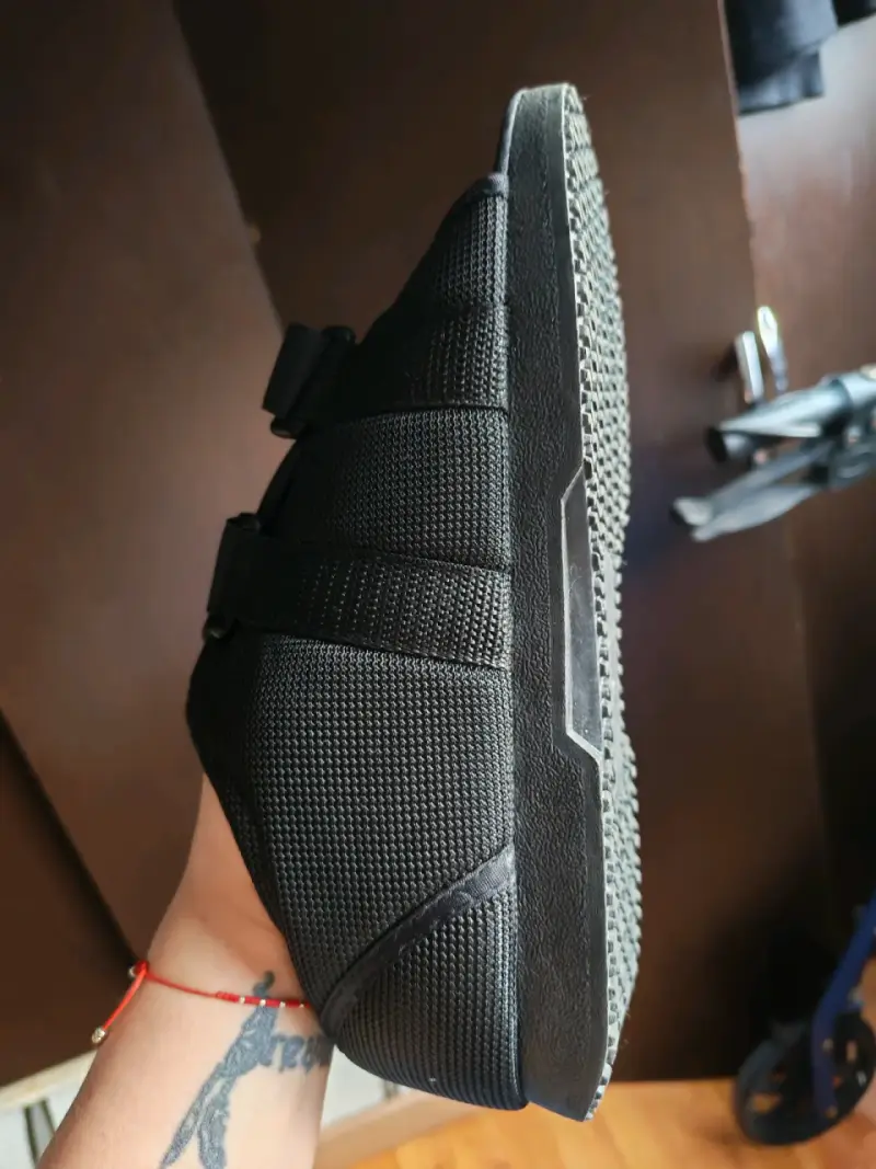Sandalia ortopédicanegra Blunding con velcro - 4