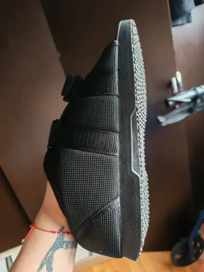 Sandalia ortopédicanegra Blunding con velcro - miniatura 4