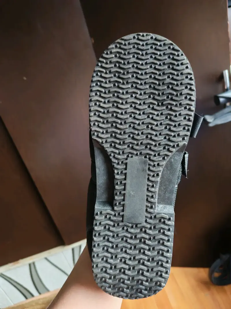 Sandalia ortopédicanegra Blunding con velcro - 6