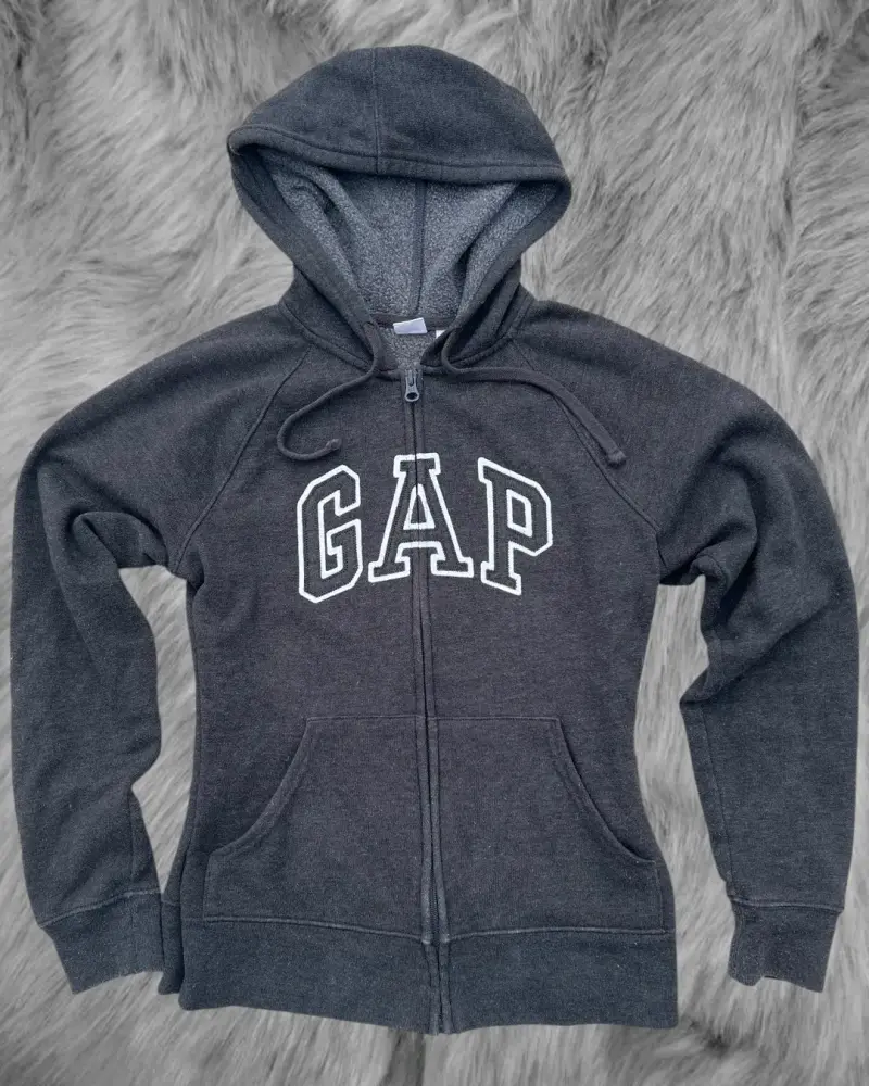 Polerón con capucha GAP gris oscuro - 1