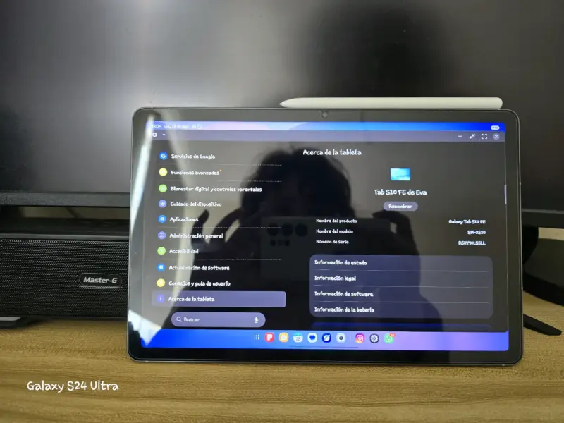 Tablet Samsung Galaxy Tab S10 FE con S Pen - 5