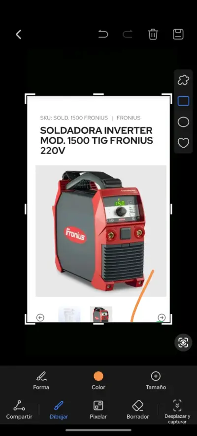 Soldadora Inverter Fronius 1500 TIG 220V - miniatura 1