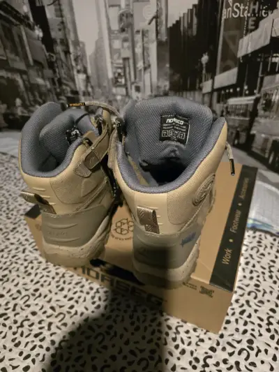 Botas de Trabajo Norseg Marrón con Cierre Lateral - miniatura 2