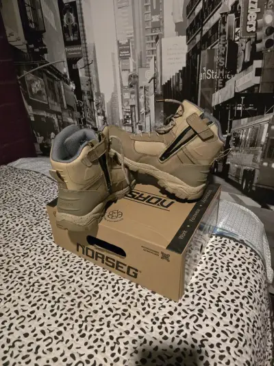 Botas de Trabajo Norseg Marrón con Cierre Lateral - miniatura 4