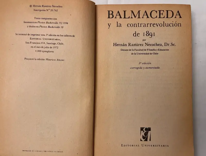 Libro Balmaceda y la Contrarrevolución de 1891 - 4