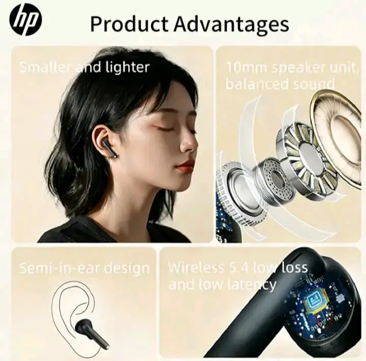 Audífonos Inalámbricos HP Impermeables IPX4 - 3