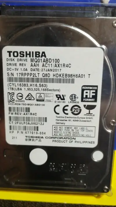 Disco Duro Toshiba 1TB 2.5'' SATA - miniatura 1