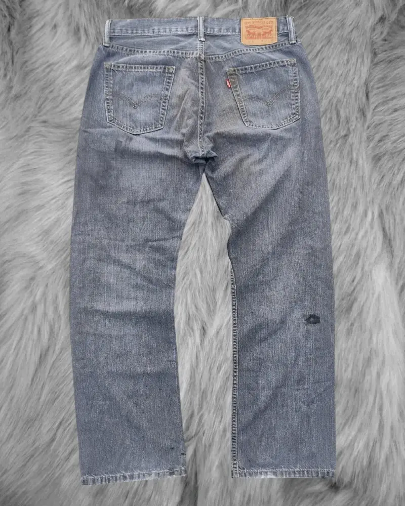 Jeans Levi's 501 clásicos azul desgastado - 2