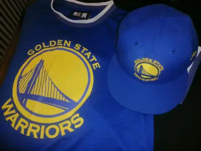 Polera y gorra Golden State Warriors azul - miniatura 1