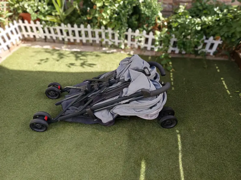 Coche doble UPPABABY gris para gemelos - 6