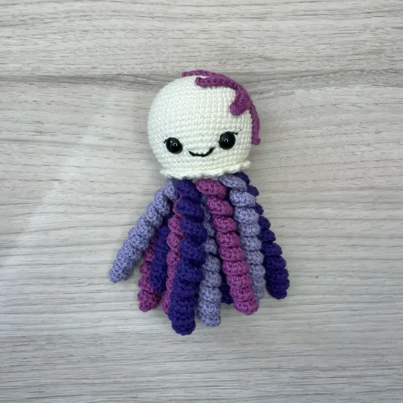 PULPO DE APEGO AMIGURUMI - 2