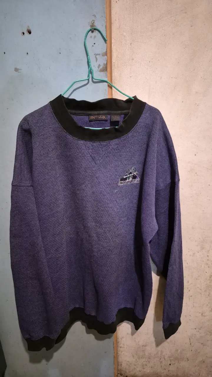 Suéter azul marino Antigua para hombre