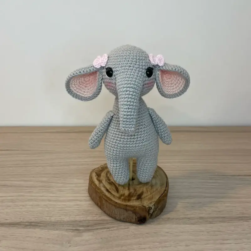 Elefante de crochet amigurumi - 3