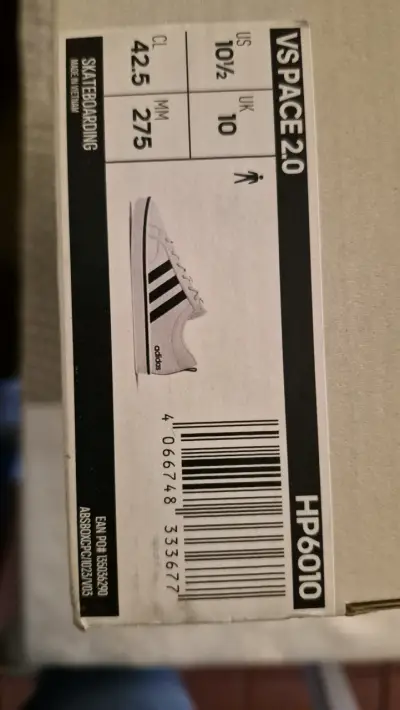 Zapatillas  Adidas blancas con rayas negra - miniatura 5