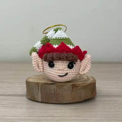 Set Navideños Amigurumi - 6 pelotitas - miniatura 6