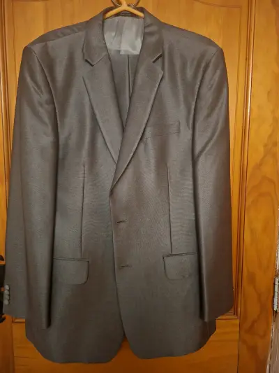 Traje formal gris para hombre - miniatura 1