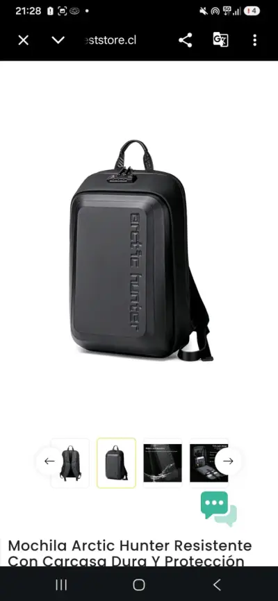 Mochila Arctic Hunter resistente con carcasa dura - miniatura 1