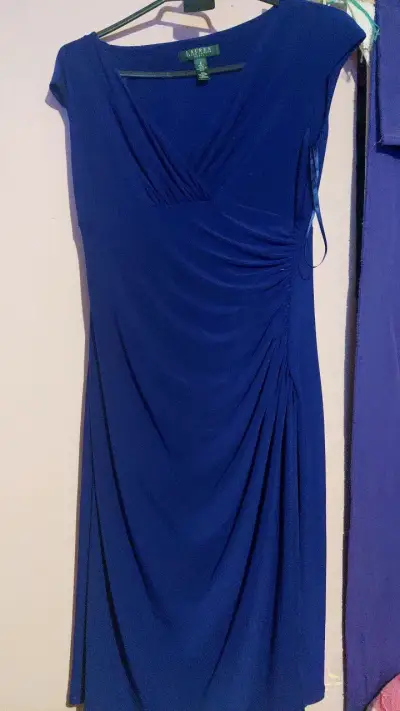 Vestido azul Lauren Ralph Lauren elegante - miniatura 1