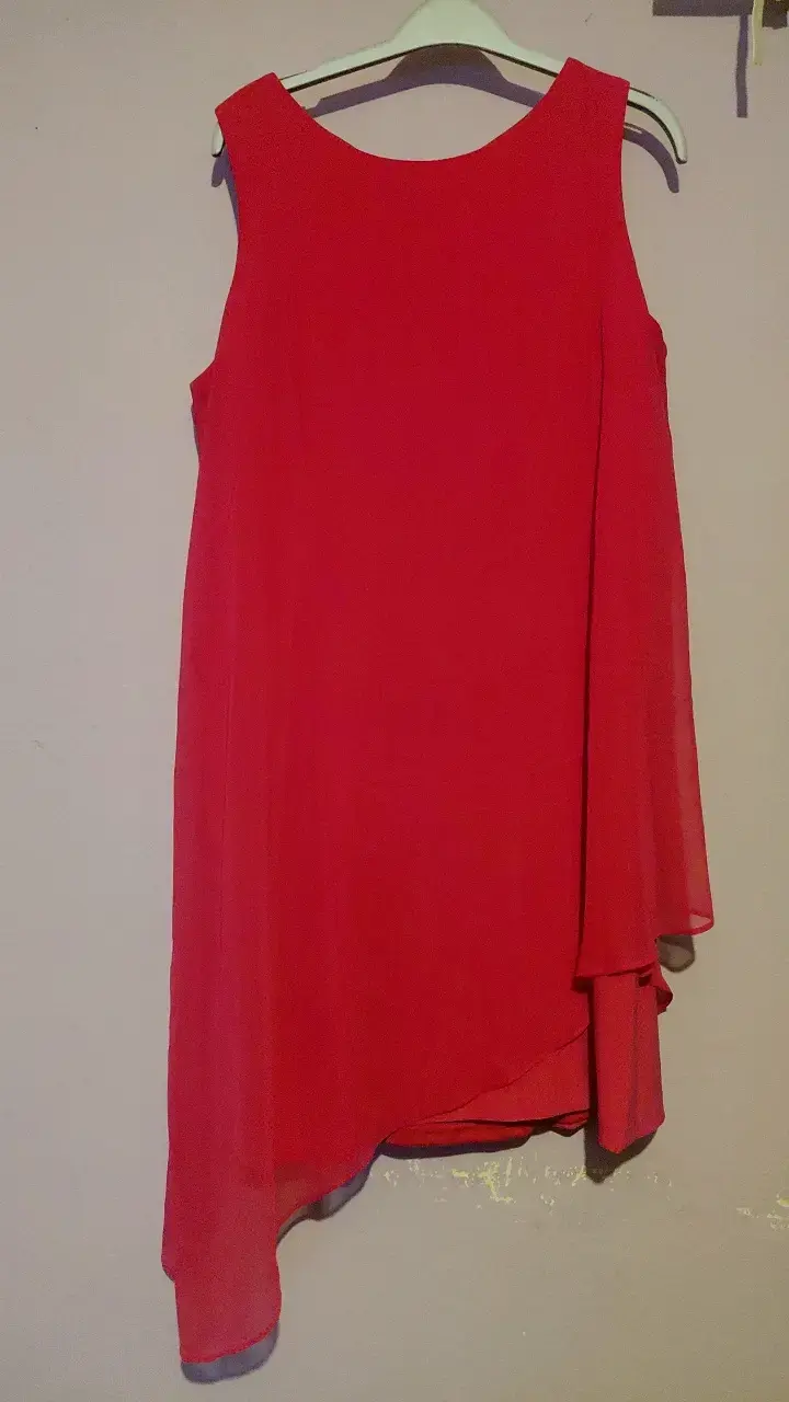 Vestido fuccia asimétrico Vince Camuto - 1