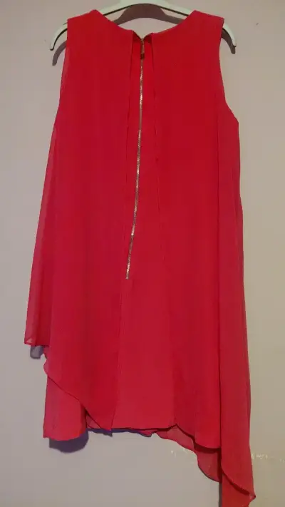 Vestido fuccia asimétrico Vince Camuto - miniatura 2