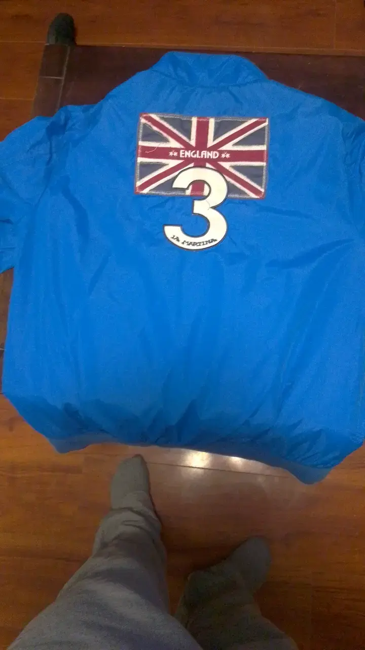 Chaqueta azul La Martina con diseño England - 3