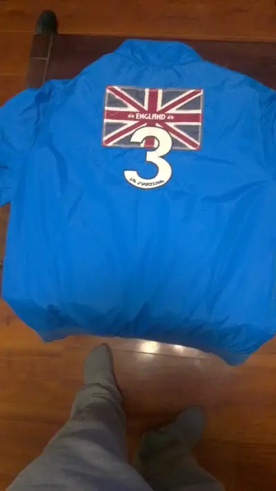 Chaqueta azul La Martina con diseño England - miniatura 3