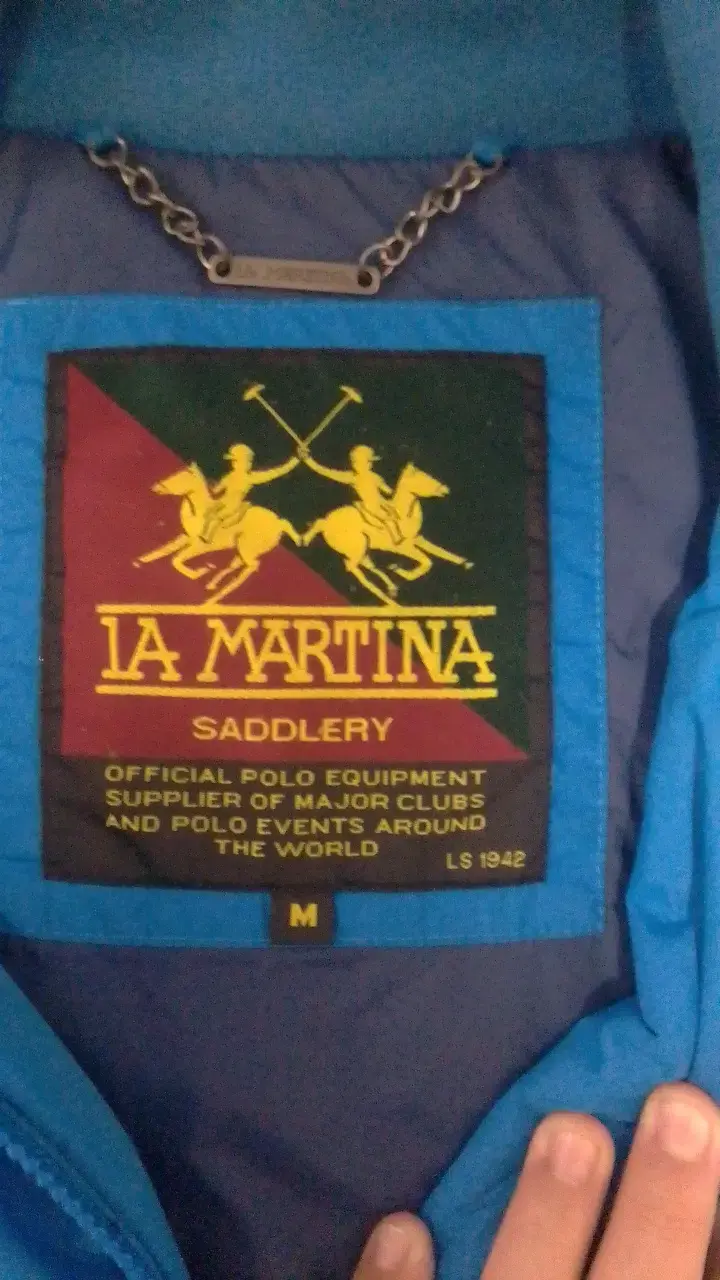 Chaqueta azul La Martina con diseño England - 4