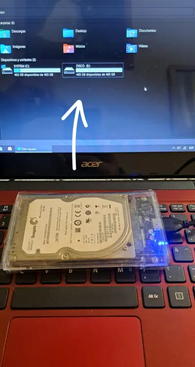 Disco duro externo Seagate 500GB con carcasa - miniatura 1