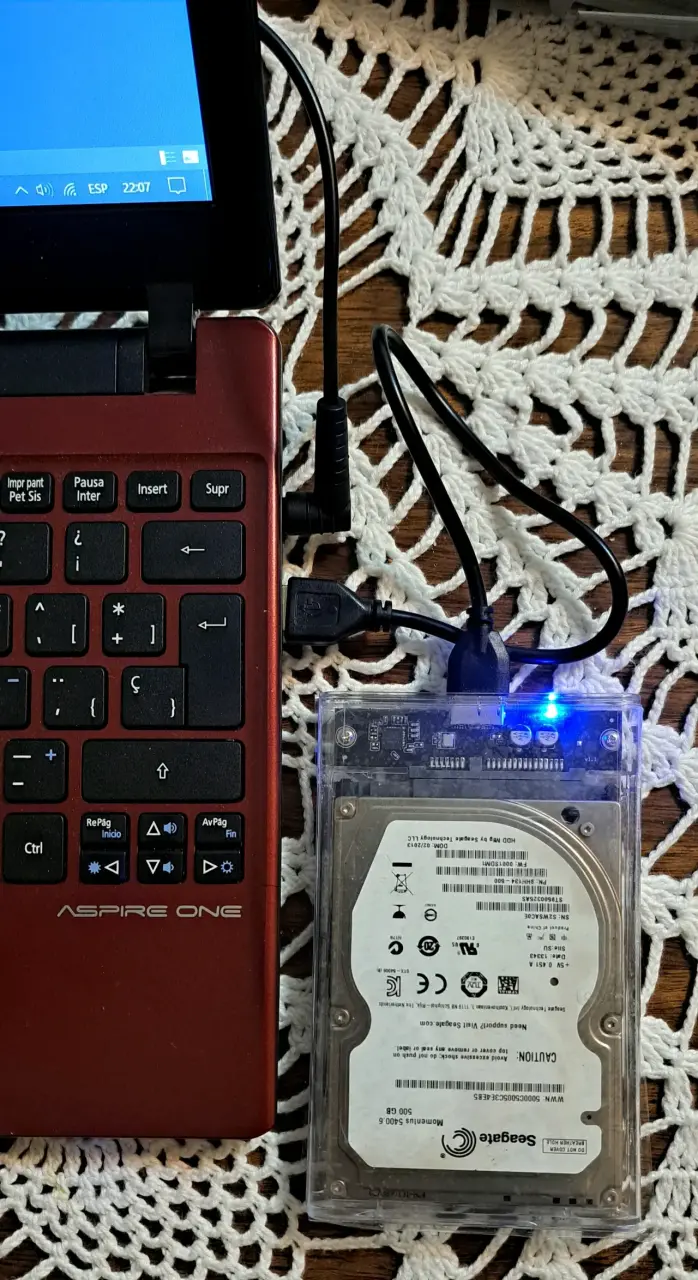 Disco duro externo Seagate 500GB con carcasa - 2
