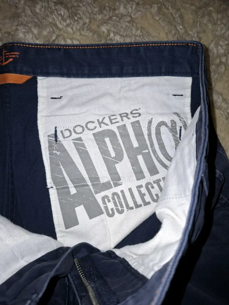 Pantalones Dockers Alpha Collection azul marino - 4