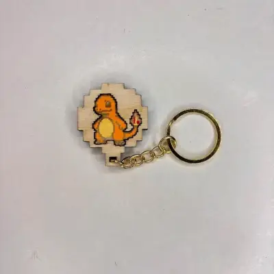 Colgador de llaves temático de madera estilo retro - miniatura 5