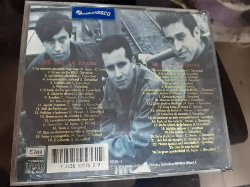 CD Los Prisioneros Ni por la Razón, Ni por la Fuerza - 4