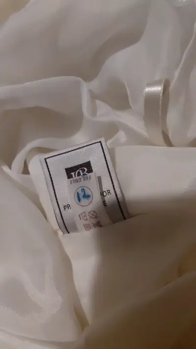 Vestido de Primera Comunión Blanco con Bolero - miniatura 3