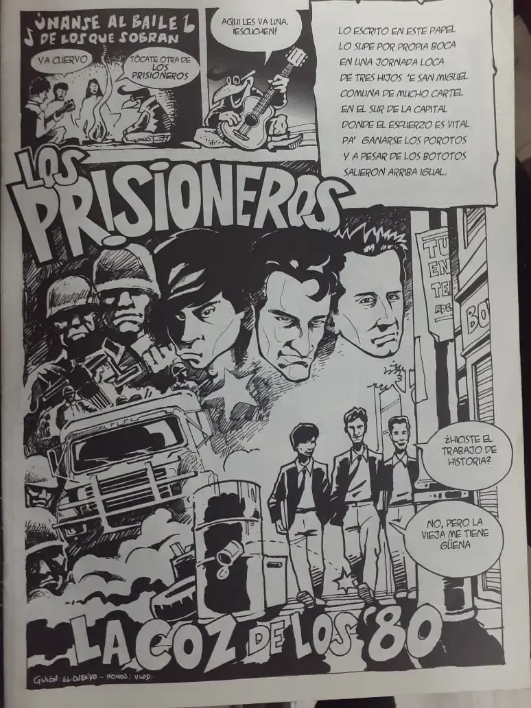 Cómic Los Prisioneros Edición Especial - 2