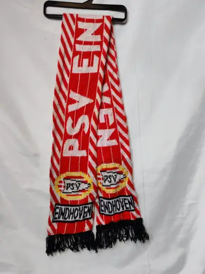 Bufanda de fútbol PSV Eindhoven roja - miniatura 1