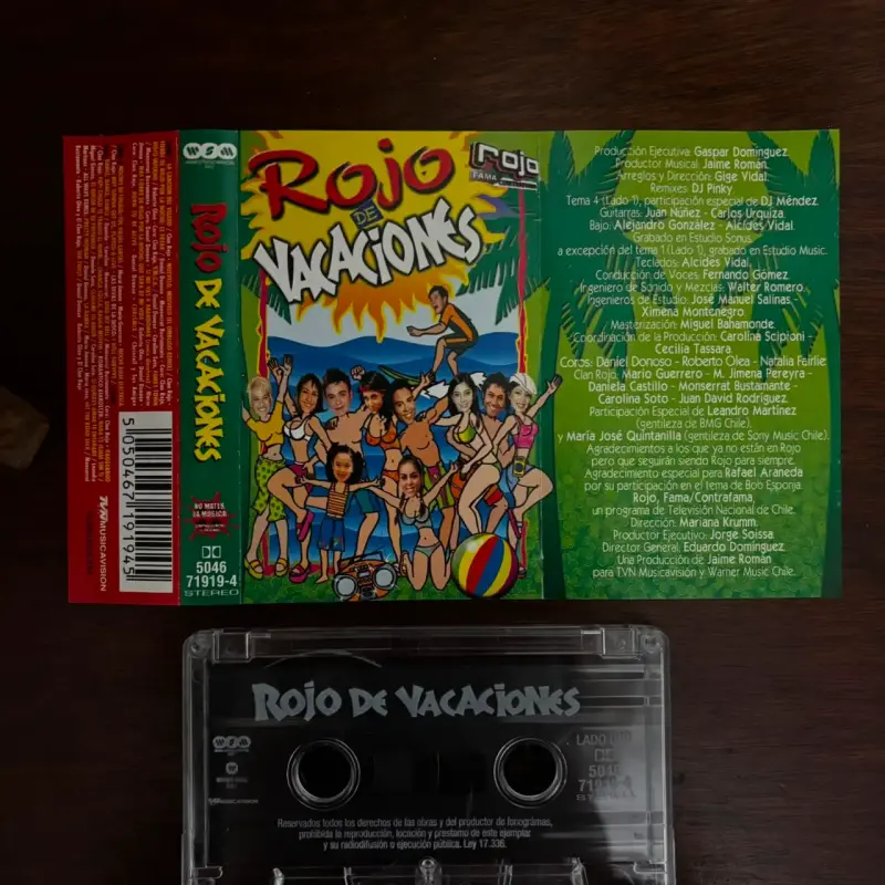 Cassette Rojo de Vacaciones edición original - 5
