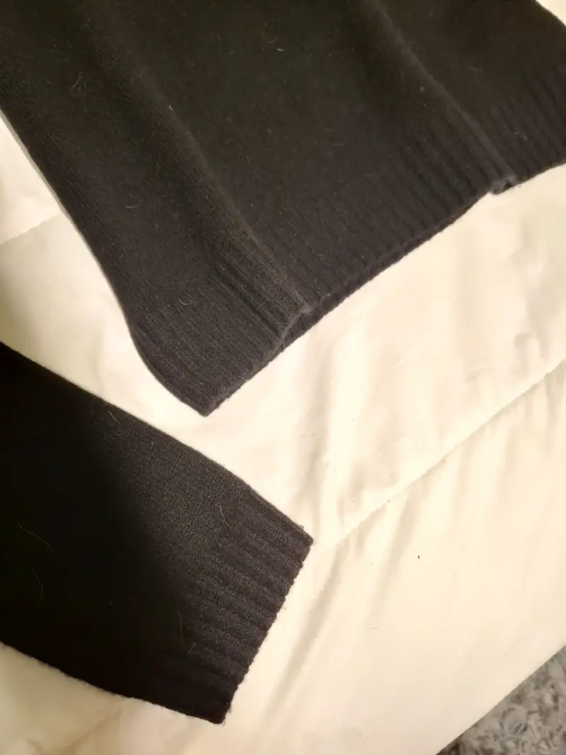 Suéter de 100% lana negro talla XS-S nuevo - 2