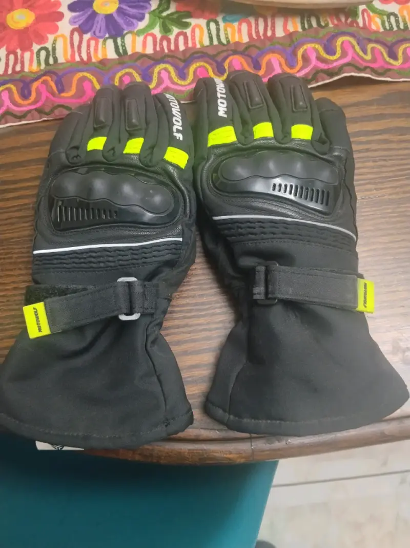 Guantes de moto Motowolf con protección