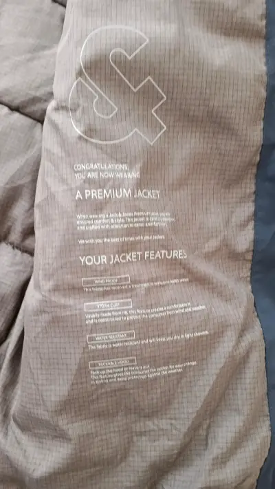 Chaqueta Jack and Jones azul para hombre - miniatura 4