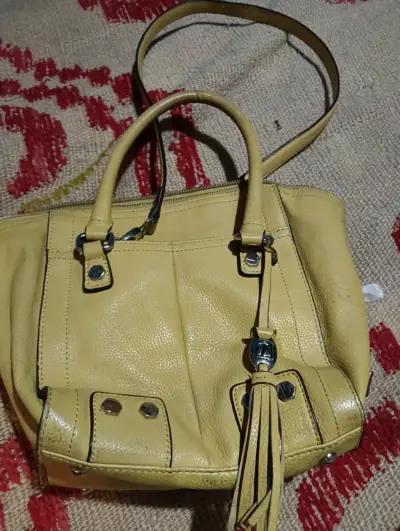 Bolso de cuero negro Cristina Leirizzargue - miniatura 1