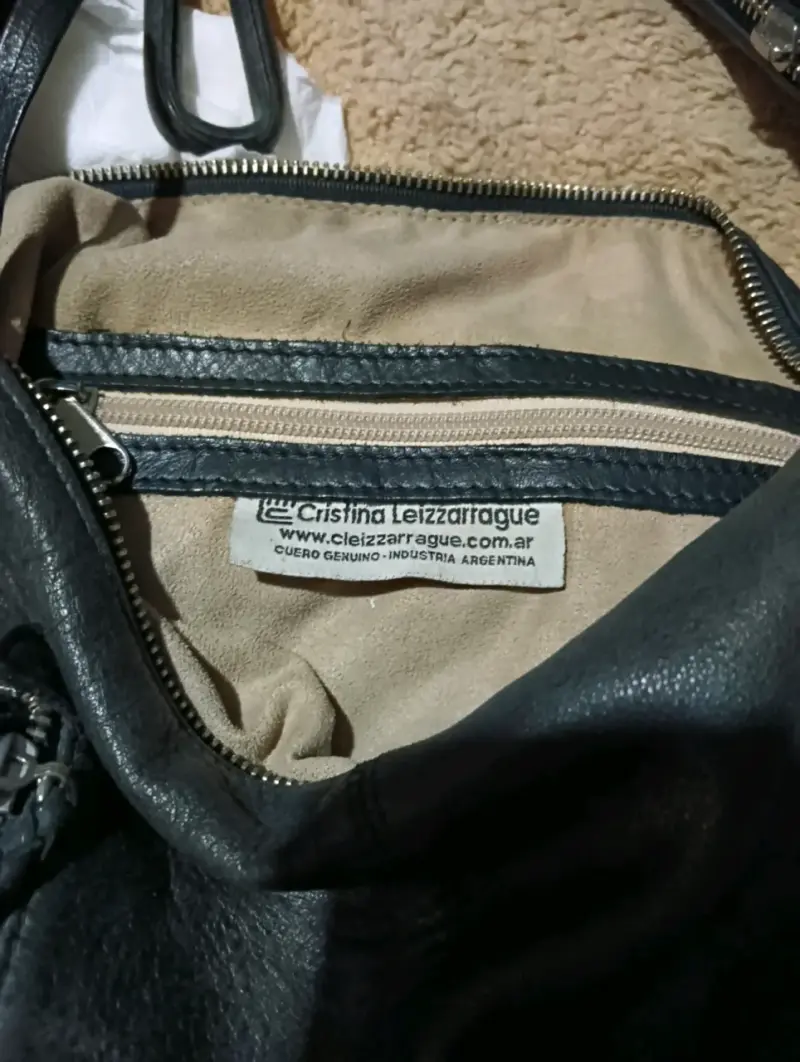 Bolso de cuero negro Cristina Leirizzargue - 3
