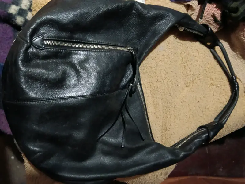 Bolso de cuero negro Cristina Leirizzargue - 4