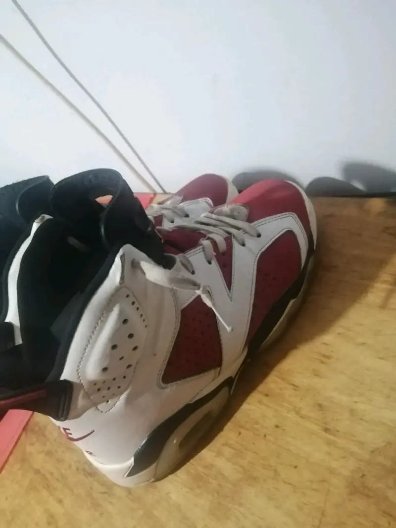 Zapatillas deportivas Nike Air rojas y blancas - 2