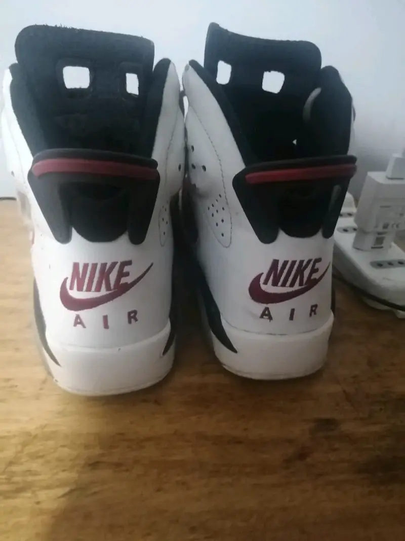 Zapatillas deportivas Nike Air rojas y blancas - 3