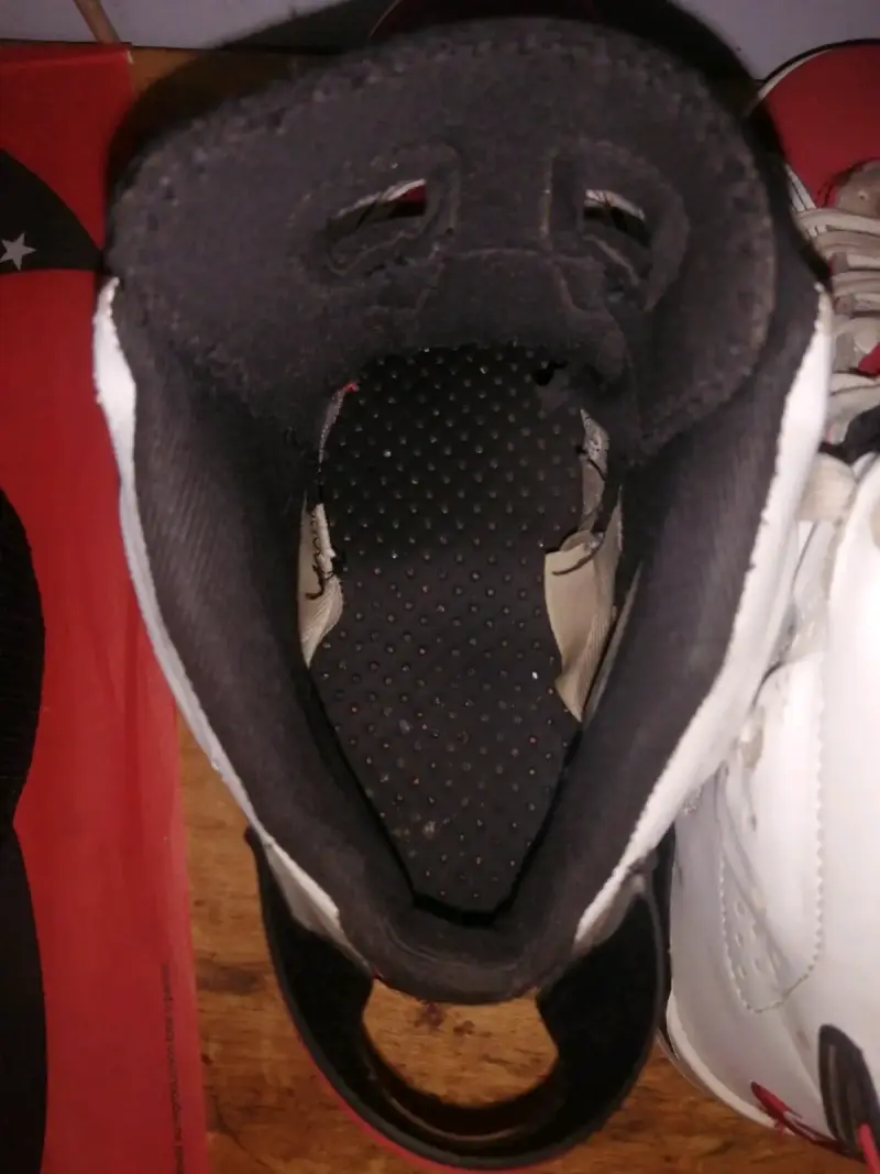 Zapatillas deportivas Nike Air rojas y blancas - 5