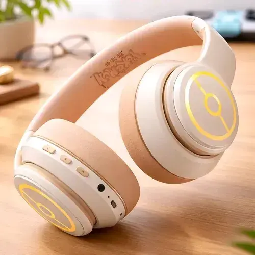 Audífonos Bluetooth Pokémon Eevee con Luz LED - 2