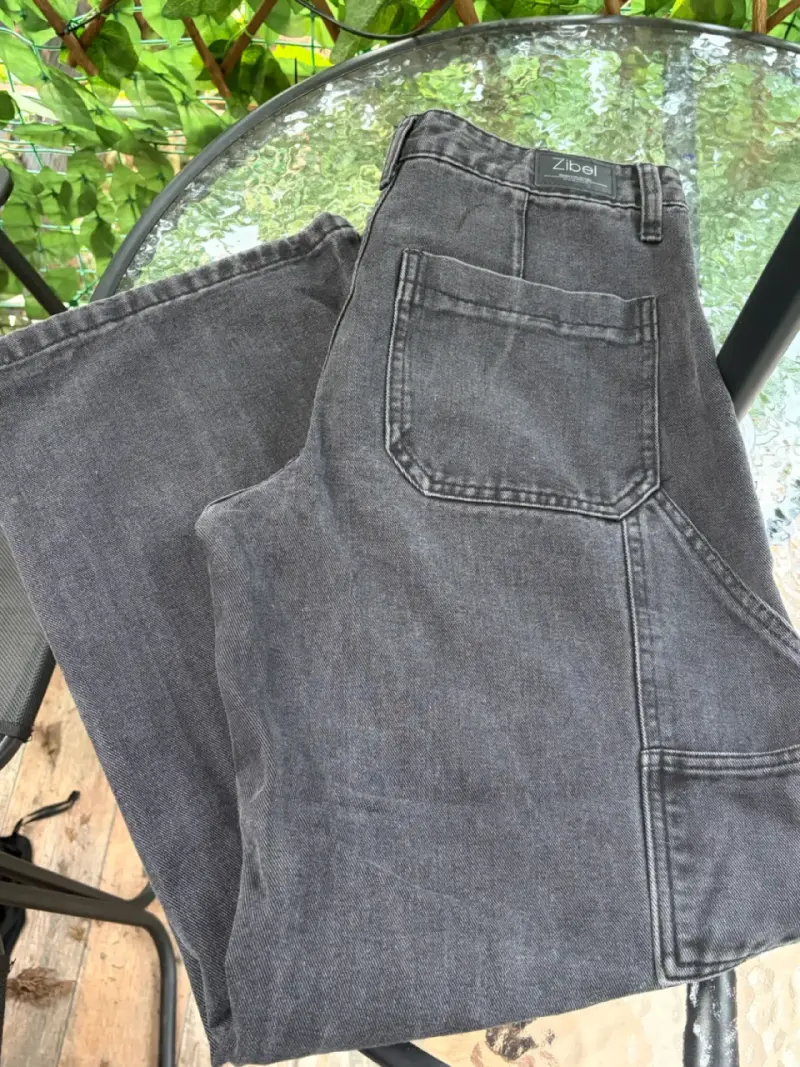 Pantalones cargo grises Zibel para hombre - 2