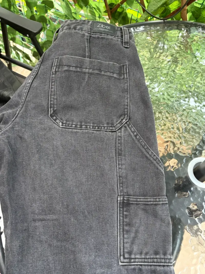 Pantalones cargo grises Zibel para hombre - 3