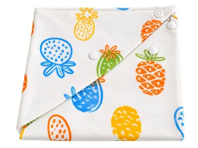Baberos de algodón para bebé con estampados divertidos - miniatura 4