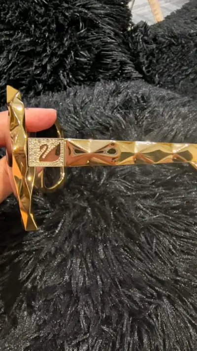 Lentes de Sol Swarovski Dorados Nuevos - miniatura 2
